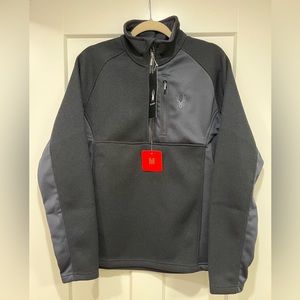 NWT Men’s Medium Spyder Half-Zip Pullover